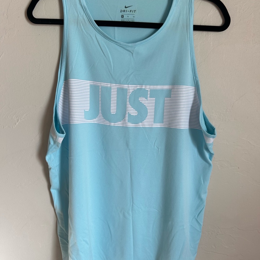 Nike Light Blue Dri-FIT Tank Top